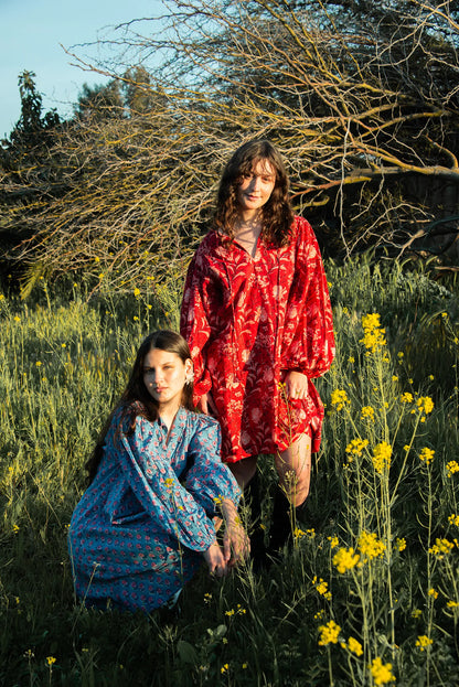 Vestido Saira- RED BLOOM