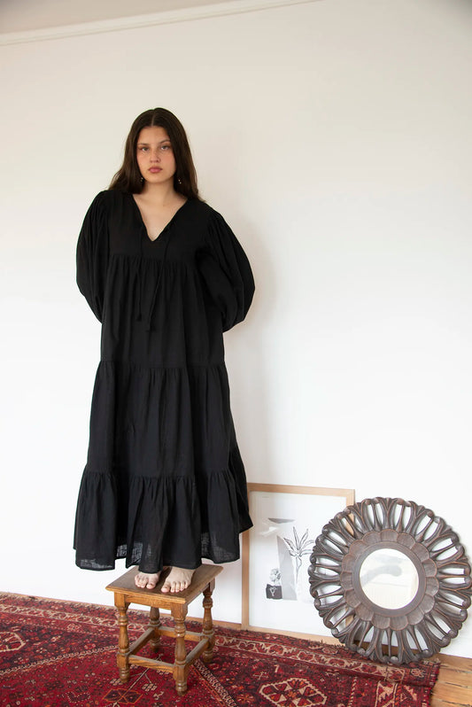 Maxi Vestido Jazmin- NOIR