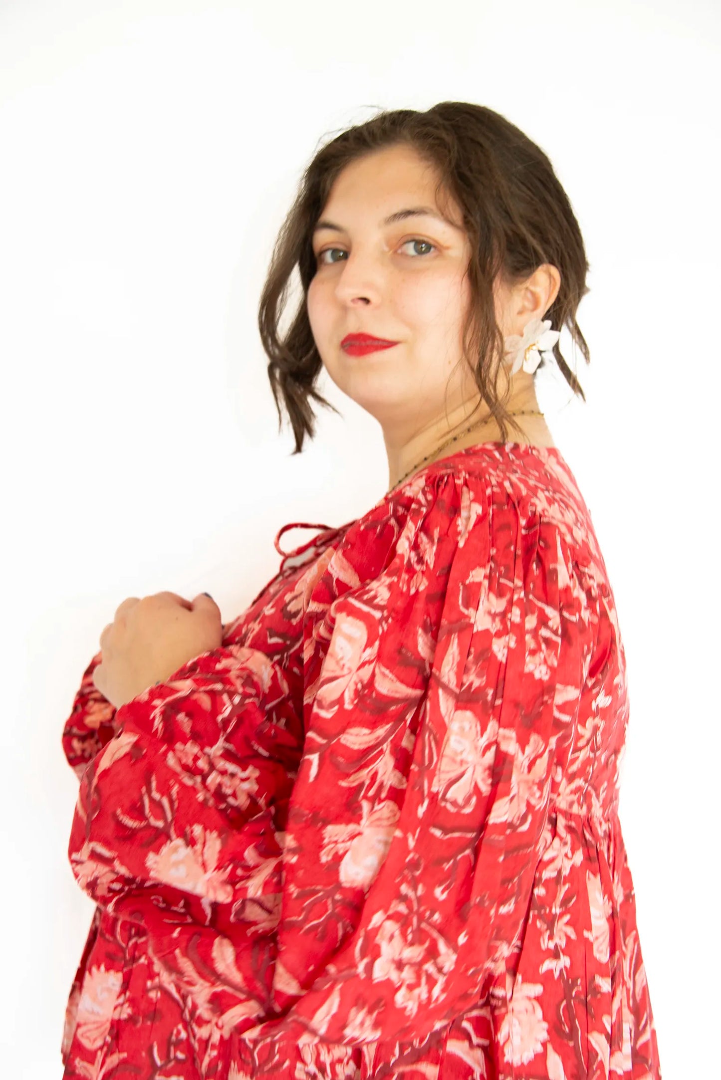 Blusa Kaira - RED BLOOM